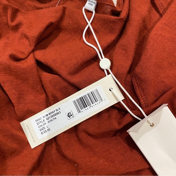 Rebecca Taylor red wrap top NEW - Picture 9 of 12